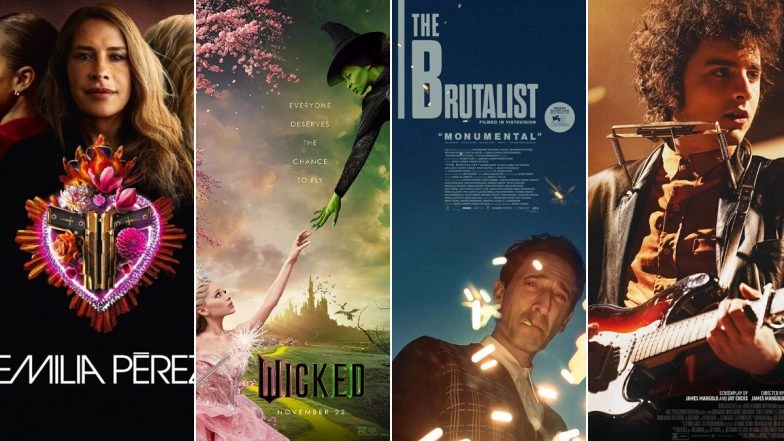 Oscars 2025 Nominations: From Selena Gomez&rsquo;s &lsquo;Emilia Perez&rsquo; to Ariana Grande&rsquo;s &lsquo;Wicked&rsquo; &ndash; List of Movies With the Most Nominations at the 97th Academy Awards!