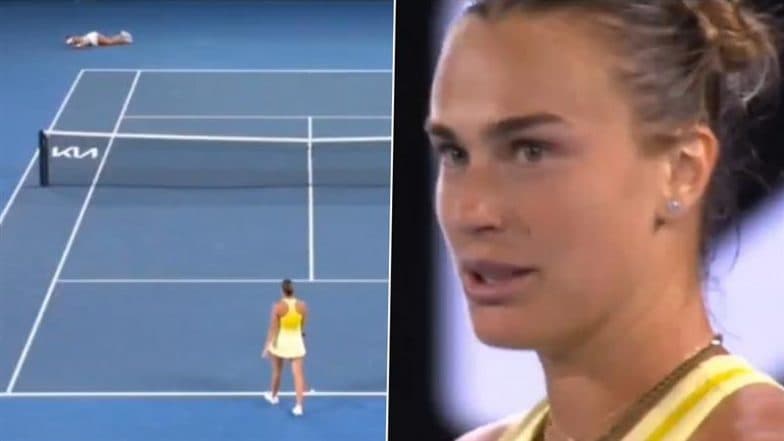 Paula Badosa’s Reaction Goes Viral as Aryna Sabalenka Attempts to Check On Her After Spanish Star Falls Awkwardly on Court During Australian Open 2025 Women’s Singles Semifinal Match (Watch Video)  