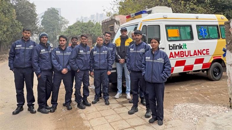 Blinkit Ambulance Service Launch: Delivery Platform Launches Ambulance Service in Gurugram, Aims for Quick and Reliable Emergency Health Care