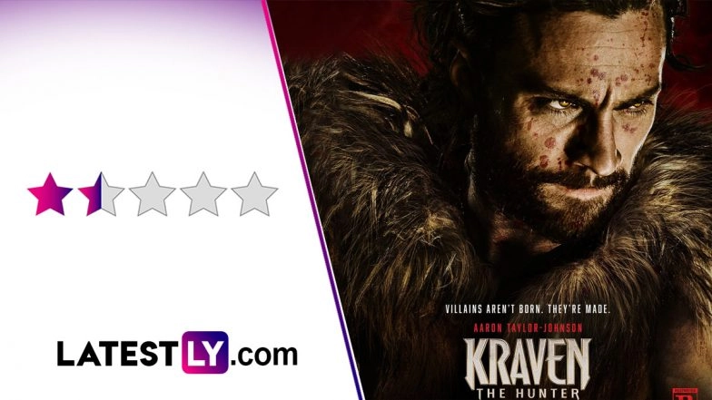 &lsquo;Kraven The Hunter&rsquo; Movie Review: Aaron Taylor-Johnson&rsquo;s &lsquo;Spider-Man&rsquo; Spinoff Hunts Down Nothing but Boredom (LatestLY Exclusive)