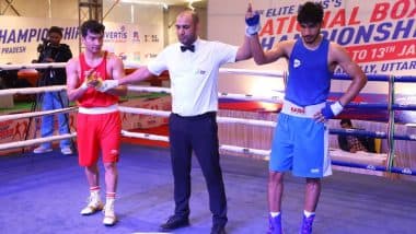 Abhinash Jamwal Wins Gold Medal in Welterweight Category: Services Clinch Third Successive Team Title in National Boxing Championship 2025