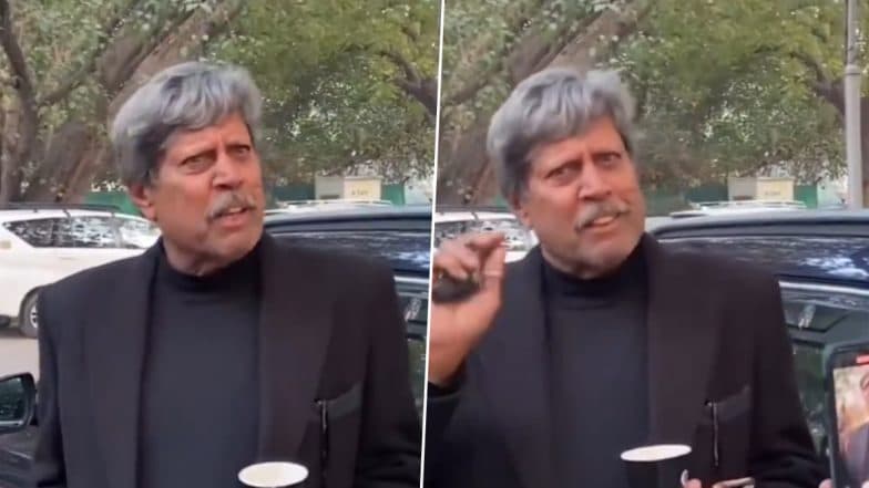 'Kiski Baat Kar Rahe Ho, Kaun Hai?', Kapil Dev Reacts After Being Told About Yograj Singh’s Controversial ’Gun’ Remark for Former India Captain (Watch Video)