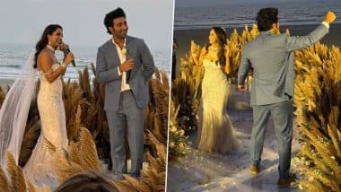 Aadar Jain and Alekha Advani Tie the Knot in Goa; Neetu Kapoor and Karisma Kapoor Attend the Wedding (See Pics)