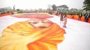 National Youth Day 2025: World's Largest 3D Rangoli of Swami Vivekananda Spanning 18,000 Square Feet Unveiled at Shaurya Smarak in Bhopal (See Pics)