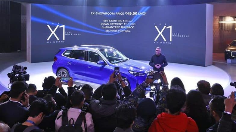 BMW X1 Long Wheelbase All Electric Launched in India at Bharat Mobility Global Expo 2025; Check Price, Specifications and Features