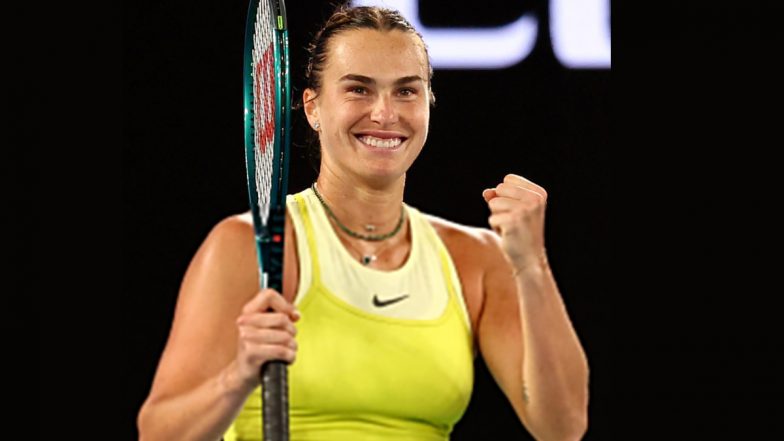 Australian Open 2025: Aryna Sabalenka Advances to Semifinals, Aims for Third Consecutive Title After Defeating Anastasia Pavlyuchenkova