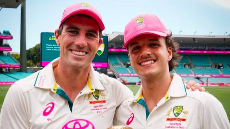 Pat Cummins Shows Support to 'Underfire' Sam Konstas During IND vs AUS Border-Gavaskar Series 2024-25, Shares Photo With Australian Youngster on Instagram Story