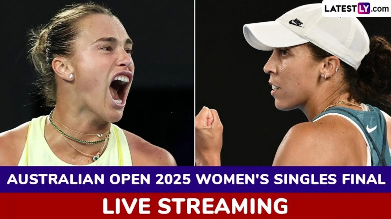 Aryna Sabalenka vs Madison Keys, Australian Open 2025 Free Live Streaming Online: How To Watch Live TV Telecast of Aus Open Women's Singles Final Tennis Match?