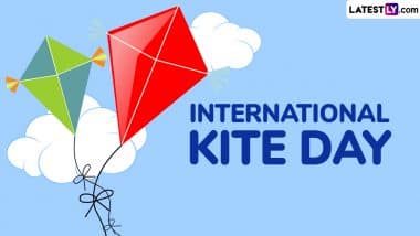 International Kite Day 2025 Wishes and Uttarayan HD Images: Share Makar Sankranti Greetings, Quotes, Messages and Wallpapers To Celebrate the Kite Flying Festival