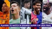 Real Madrid vs Barcelona Spanish Super Cup 2025 Final: Five Players to Watch Out for in Super Copa de Espana El Clasico