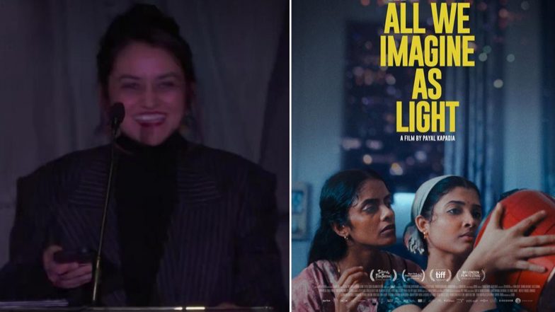 Payal Kapadia’s ‘All We Imagine As Light’ Wins Best International Film Award at NY Film Critics Circle; Filmmaker Recalls Jodie Foster Watching the Movie Twice! (Watch Video)