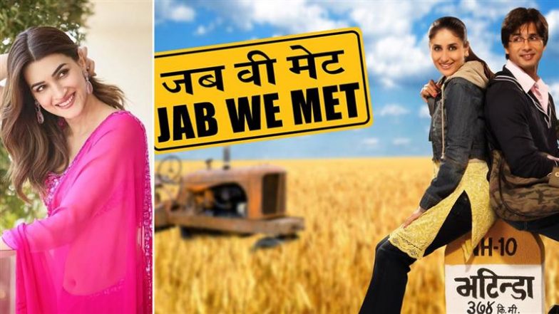 ‘It Will Happen Because of Me’: Kriti Sanon Finds Life Lessons in ‘Jab We Met’, Calls Kareena Kapoor Khan-Shahid Kapoor’s Film Iconic