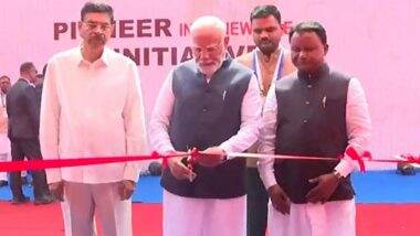 Utkarsh Odisha-Make in Odisha Conclave 2025 Inaugurated by PM Narendra Modi in Bhubaneswar (Watch Video)