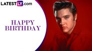 Elvis Presley Birth Anniversary: From ’Can’t Help Falling in Love’ to ‘Heartbreak Hotel’, Here Are 5 Iconic Hits by the King of Rock and Roll That Cemented His Legacy