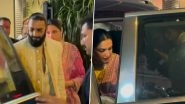 Deepika Padukone-Ranveer Singh Dazzle in Ethnic Outfits As They Get Clicked After Attending a Wedding; Don&rsquo;t Miss the &lsquo;Don 3&rsquo; Actor&rsquo;s Gentlemanly Charm!