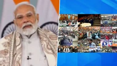 PM Narendra Modi Distributes Over 65 Lakh Property Cards Under SVAMITVA Scheme Across 10 States, 2 Union Territories (Watch Video)