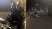 &lsquo;Arriving in Ahmedabad&rsquo;: Chris Martin Takes Scooter Ride at Night Stroll Ahead of Coldplay&rsquo;s Ahmedabad 2025 Concert (Watch Video)