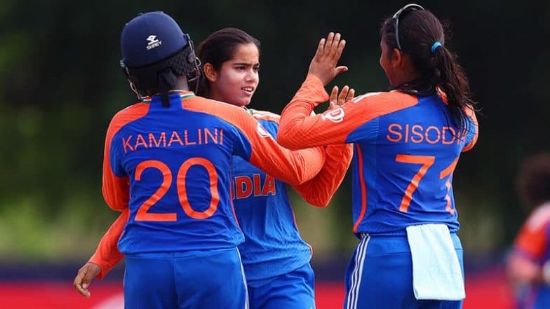 India Qualifies For ICC U19 Women's T20 World Cup 2025 Semifinals, Claims Comprehensive Eight-Wicket Win Over Bangladesh In Super Six Encounter