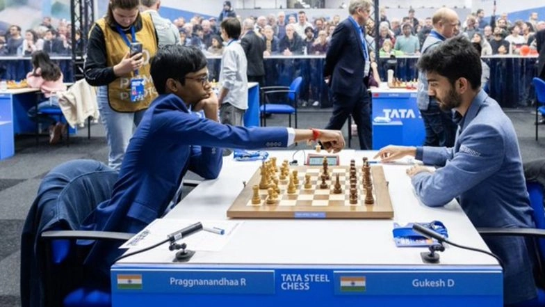 Tata Steel Chess Tournament 2025: R Praggnanandhaa Beats D Gukesh in Tiebreaker To Clinch Title