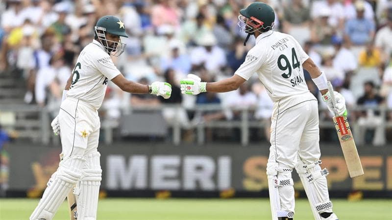 Shan Masood, Babar Azam Share Pakistan Record Opening Stand Against South Africa  