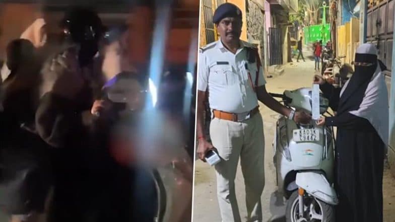 Burqa-Clad Women Seen Tripling on Scooty With Child, Riding Rashly in Bengaluru, Fined After Video Goes Viral