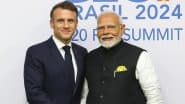 PM Narendra Modi To Attend AI Action Summit in France on February 10 to 11, Says French President Emmanuel Macron