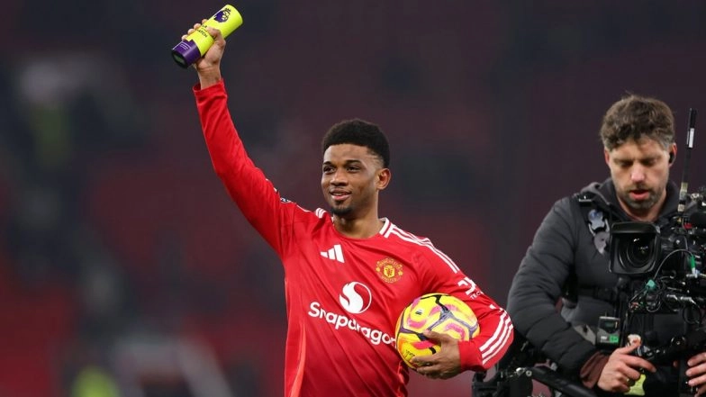 Premier League 2024–25: Amad Diallo Scores Late 12-Minute Hat Trick To Rescue Manchester United in 3–1 Win Over Southampton