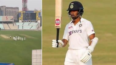 Former Indian Cricket Team Wicketkeeper Wriddhiman Saha Receives Standing Ovation in Bengal vs Punjab Ranji Trophy 2024–25 Match (Watch Video)