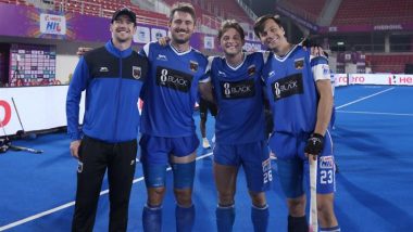 HIL 2024-25 Live Streaming Free Online: How to Watch Soorma Hockey Club vs UP Rudras Hockey Match on Mobile and TV Channel Telecast