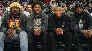 Super Bowl LIX Bound Philadelphia Eagles' Players Attend Sixers vs Lakers NBA 2024-25 Match at Well Fargo Arena (See Pics)