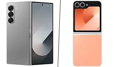 Samsung Galaxy Z Fold 7 and Samsung Galaxy Z Flip 7 Launch Likely in 2nd Half of 2025; Check Expected Price, Specifications and Features