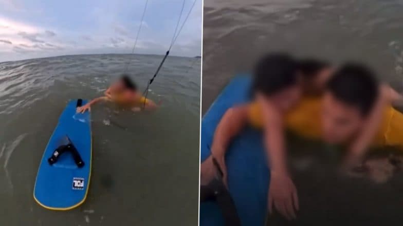 Brazil: Olympic Kitesurfer Bruno Lobo Rescues 15-Year-Old Girl From Drowning in Sao Luis; Dramatic Video Goes Viral