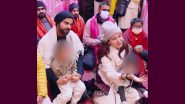 Virat Kohli and Anushka Sharma Along Daughter Vamika and Son Akaay Visit Premanand Maharaj At Vrindavan Dham, Video Goes Viral