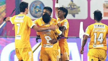 HIL 2024-25: Goals from Abharan Sudev, Thomas Sorsby Power Tamil Nadu Dragons to 2-0 Win Against UP Rudras