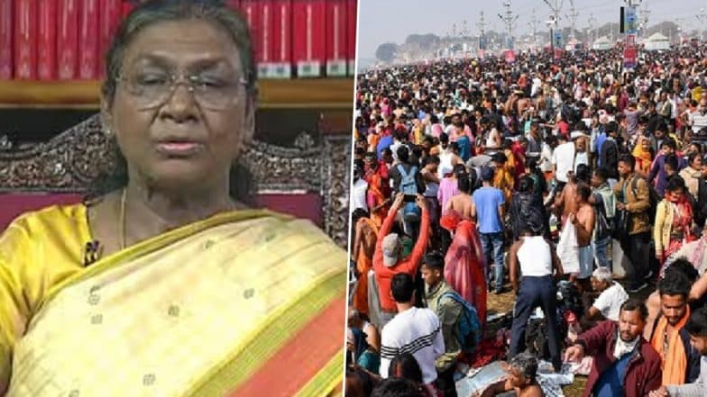 President Droupadi Murmu Says ‘Stampede Incident at Mahakumbh Is Extremely Sad’
