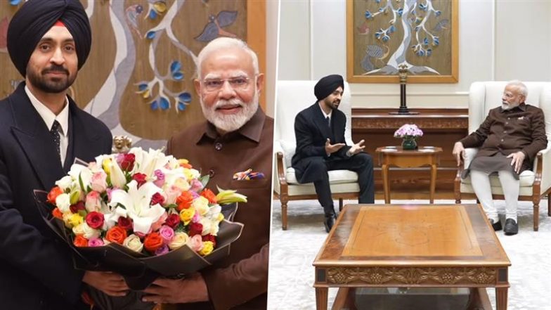 ‘Yeh Dil Se Baat Nikli Hain’: Diljit Dosanjh Shares Glimpses From His ‘Memorable’ Interaction With PM Narendra Modi in Delhi (Watch Video)