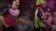 BBL 2024&ndash;25 Challenger Live Streaming in India: Watch Online and Live Telecast of Sydney Sixers vs Sydney Thunder Big Bash League Cricket Match
