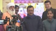 AAP Chief Arvind Kejriwal Visits Temples in Connaught Place Ahead of Filing of Nominations for Delhi Assembly Elections 2025, Says ‘As Long as God Is With Me, No One Can Harm Me’ (Watch Videos)