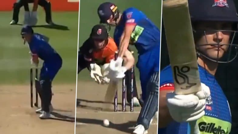 Bevon Jacobs, Mumbai Indians' Latest IPL 2025 Recruit Lights Up Super Smash 2024-25 With Quick-Fire 90* off 56 During Auckland vs Northern Knights Match (Watch Video)