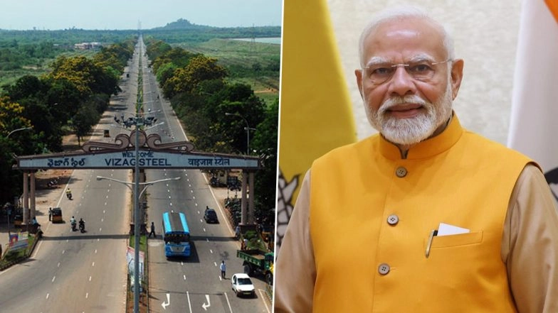 Centre Announces INR 11,440 Crore Revival Package for Visakhapatnam Steel Plant; PM Narendra Modi Says ‘Vizag Plant Has Special Place for People of Andhra Pradesh’