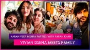 &lsquo;Bigg Boss 18&rsquo; Winner Karan Veer Mehra Chills With Farah Khan & Chum Darang; Vivian Dsena Enjoys Quality Time With Family