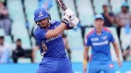 SA20 2025: MI Cape Town Strengthen Playoffs Push After Kingsmead Washout Against Durban&rsquo;s Super Giants
