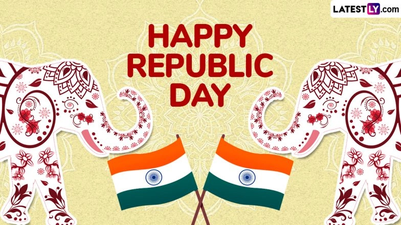 Republic Day 2025 Images and Gantantra Diwas HD Wallpapers for Free Download Online: Share Happy R-Day Greetings, Wishes, Messages and Patriotic Quotes on January 26