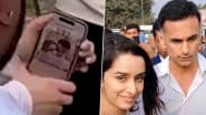 Did Shraddha Kapoor’s Phone Wallpaper Reveal a Heartwarming Moment With Rumoured Boyfriend Rahul Mody? (Watch Viral Video)