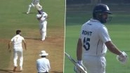 Rohit Sharma Wicket Video: Former Mumbai Indians Teammate Yudhvir Singh Gets Rid Of Ace Batter During Mumbai vs Jammu and Kashmir Ranji Trophy 2024-25 Match (Watch Video)