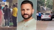 Saif Ali Khan Stabbing Case: Sharmila Tagore, Randhir Kapoor and Babita Kapoor Visit the Actor at Lilavati Hospital After His Surgery (Watch Videos)