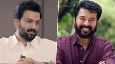 ‘L2-Empuraan’: Is Mammootty Making a Cameo Appearance in Mohanlal’s Action Thriller? Here’s What Prithviraj Sukumaran Has To Say (Watch Video)