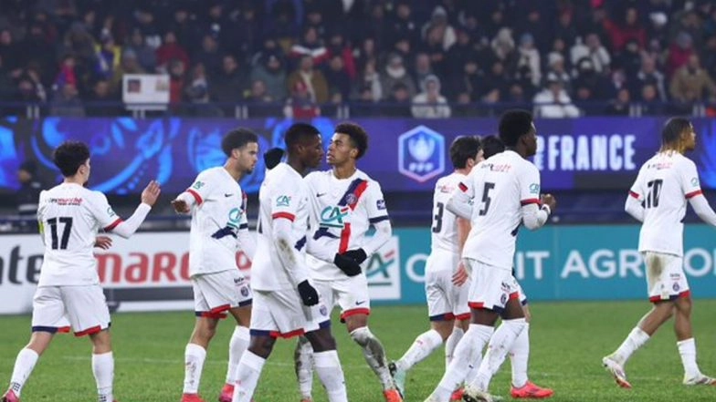 Coupe de France 2024–25: Goncalo Ramos Shines As PSG Defeats Espaly; Olympique Lyonnais Stunned in Penalty Shootout by Amateur Team Bourgoin-Jallieu