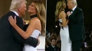 Donald Trump and First Lady Melania Trump Share First Dance at Commander-in-Chief-Ball (Watch Video)