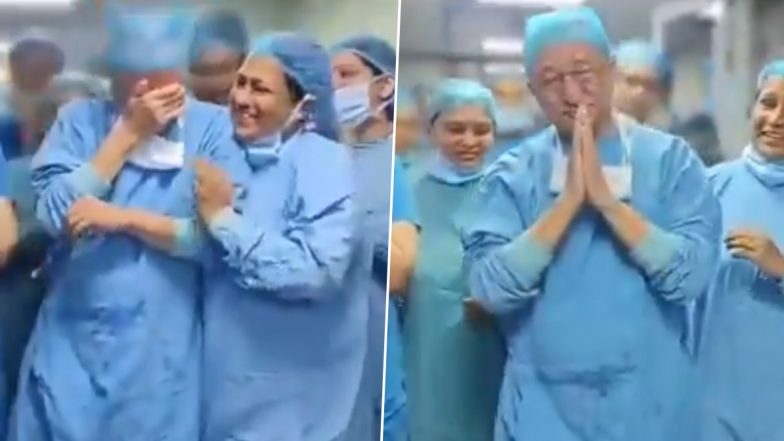 Dr Titiyal Retirement From AIIMS: Padma Shri Awardee Doctor Jeewan Singh Titiyal Retires After 46 Years of Services, Breaks Down in Tears at Farewell (Watch Video)